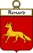 French Coat of Arms Badge for Renard