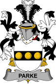 Irish Coat of Arms for Parke