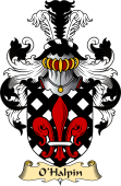 Irish Family Coat of Arms (v.23) for O'Halpin I