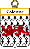 French Coat of Arms Badge for Calonne