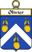 French Coat of Arms Badge for Olivier