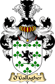 Irish Family Coat of Arms (v.23) for O'Gallagher or Goligher