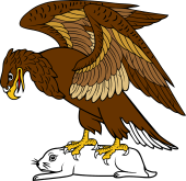 Eagle Preying or Trussing