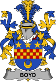 Irish Coat of Arms for Boyd (of Danson)