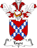 Coat of Arms from Scotland for Tayre or Tayer