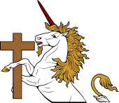 Demi Unicorn Holding Cross