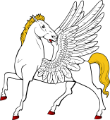 Pegasus Passant Reguardant