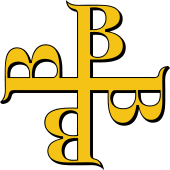 Cross, on each stem a Saxon B