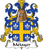 Coat of Arms from France for Métayer