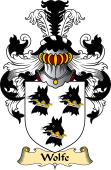 Irish Family Coat of Arms (v.23) for Wolfe