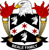 Coat of arms used by the Beale family in the United States of America