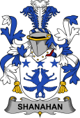 Irish Coat of Arms for Shanahan or O'Shanahan