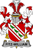 Irish Coat of Arms for Fitz-William