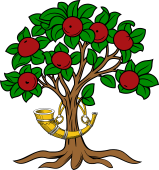 Apple Tree Horn Pendent
