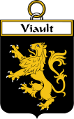 French Coat of Arms Badge for Viault