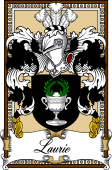 Scottish Coat of Arms Bookplate for Laurie