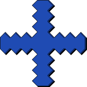 Cross, Indented