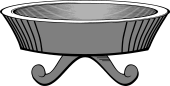 Pan or Dish (Standing)