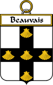 French Coat of Arms Badge for Beauvais