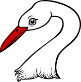 Stork Head Erased