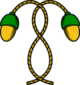 Acorns (with cords)