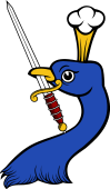 Peacock Hd Erased Holding Sword