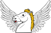 Pegasus Head Couped