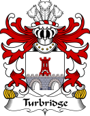 Welsh Coat of Arms for Turbridge (of Llan-rhudd, Denbighshire)