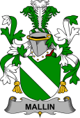 Irish Coat of Arms for Mallin or O'Mallan
