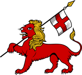 Lion Passant-Flag