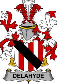 Irish Coat of Arms for Delahyde