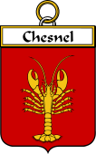 French Coat of Arms Badge for Chesnel