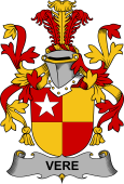 Irish Coat of Arms for Vere