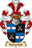 v.23 Coat of Family Arms from Germany for Hohenfeld