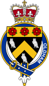 British Garter Coat of Arms for Oldham (England)