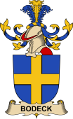 Republic of Austria Coat of Arms for Bodeck de Marwitz
