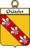 French Coat of Arms Badge for Châtelet