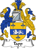 English Coat of Arms for the family Taap or Tapp