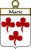 French Coat of Arms Badge for Marie