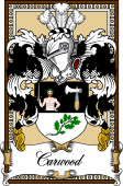 Scottish Coat of Arms Bookplate for Carwood
