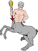 Centaur Rearing Holding Arrow