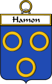 French Coat of Arms Badge for Hamon