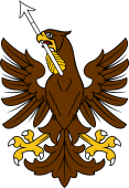 Eagle Displayed Holding Arrow