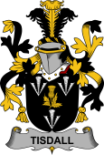 Irish Coat of Arms for Tisdall or Tisdale