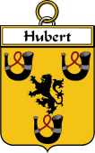 French Coat of Arms Badge for Hubert