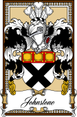 Scottish Coat of Arms Bookplate for Johnstone