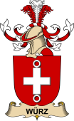 Republic of Austria Coat of Arms for Würz