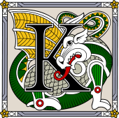 Heraldic Alphabet K