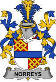 Irish Coat of Arms for Norreys