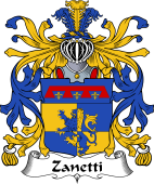 Italian Coat of Arms for Zanetti